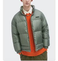 Vestes et manteaux d'hiver pour hommes, logo personnalisé sur le devant, réversibles et coupe-vent