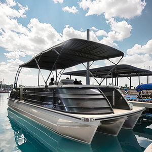 <strong>Pontoon</strong> for House <strong>Boat</strong> <strong>Boat</strong> <strong>Motor</strong> Outboard Customized Color and Sofa Style Yachts - Product Image 1