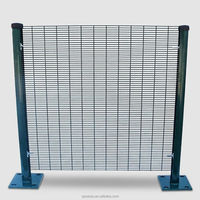 Panneau de sécurité en treillis métallique galvanisé et recouvert de PVC anti-corrosion, garantie 10 ans, haute sécurité, anti-escalade 358, clôture de 8 pieds