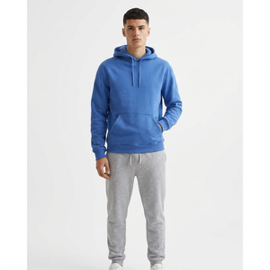 Sweat à capuche pour homme en tissu respirant, couleur unie, meilleur prix, logo personnalisable, sweat à capuche à manches longues - Product Image 1