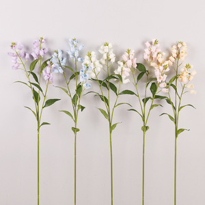 Flor Artificial de Campanilla de Seda, de 3 Ramas, Alta Simulación, Decoración para Bodas y Hogar - Product Image 3