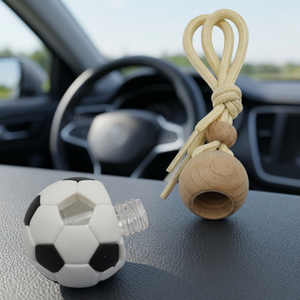 Difusor de Aroma para Auto Recargable de Silicona con Forma de Balón de Fútbol, Botella de Vidrio Vacía Colgante de 6 ml, Ambientador para Auto, Perfume para Auto de 6 ml - Product Image 5