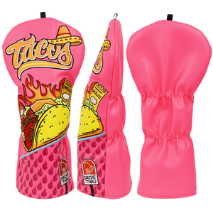 Housse de tête de club de golf personnalisable et portable, épaisse, résistante à l'usure, accessoires de golf, housse de tête de club de golf Panthère Rose - Product Image 2