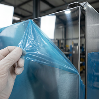 Film de protection souple auto-adhésif en PE bleu moulé par soufflage pour la protection des surfaces - Prix usine
