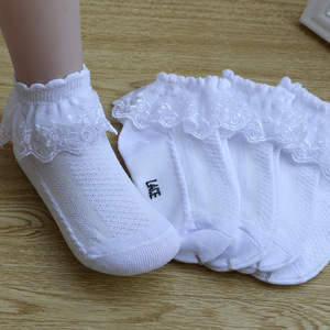 <span class=keywords><strong>Calcetines</strong></span> <span class=keywords><strong>de</strong></span> <span class=keywords><strong>Encaje</strong></span> Finos y Transpirables para <span class=keywords><strong>Niñas</strong></span>, Estilo Lolita, <span class=keywords><strong>de</strong></span> Algodón, para Vestidos <span class=keywords><strong>de</strong></span> Princesa, Verano, Baile - Product Image 2