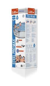 <span class=keywords><strong>Bestway</strong></span>-piscina <span class=keywords><strong>grande</strong></span> plegable de plástico y PVC, estructura profesional de acero para piscina, modelo 56416 - Product Image 3