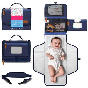 Tapis à langer portable personnalisé BSCI, pliable, sac de voyage avec sangle réglable - Product Image 6