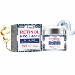 Hoygi bán buôn nhãn hiệu riêng Day & Night chăm sóc da mờ dần nếp nhăn chống lão hóa Retinol Collagen dưỡng ẩm Mặt Kem