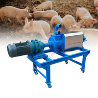 Extrudeuse manuelle de séparateur de biogaz solide liquide de déchets animaux pour fumier