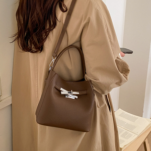 2026 Bucket Design Fashion Minimalist Handbag for Women Casual Versatile Top-Handle Bag Daily Commute Shoulder Bags