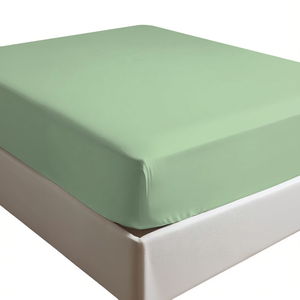 Sábana Ajustable 100% Algodón Verde Italiano King 180x200cm - Product Image 3