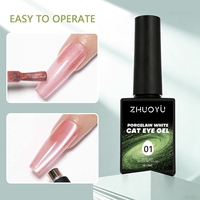Vernis Gel UV Professionnel Effet Œil de Chat Magnétique OEM, Liquide Non Toxique, Sans HEMA, Sans TPO, Personnalisable avec Logo, 15ml