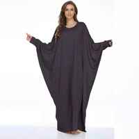 Services OEM, Vente en gros de robes Abaya de Dubaï, style turc, modestes, élégantes, à manches longues, 100% polyester naturel, longueur cheville, pour femmes