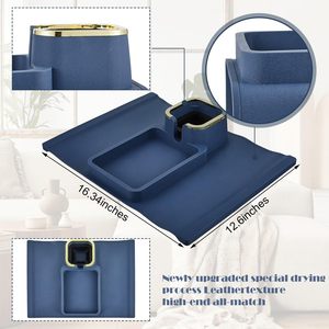 Sofá portavasos antideslizante <span class=keywords><strong>reclinable</strong></span> Mesa reposabrazos bandeja sofá brazo Mesa Anti derrame sofá bebida titular silicona sofá brazo bandeja - Product Image 6