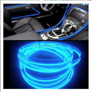 Tira <span class=keywords><strong>de</strong></span> luz interior para coche 12V luz electroluminiscente brillante neón cable <span class=keywords><strong>de</strong></span> alambre - Product Image 6