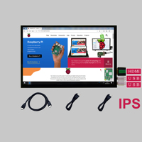 Ahududu Pi 3B 4B için 10.1 "1280*800 IPS LCD USB I2C kapasitif dokunmatik ekran