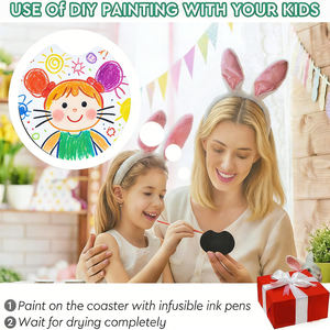 Posavasos <span class=keywords><strong>de</strong></span> Goma Natural para Sublimación, Antideslizantes, para Vasos, Tazas y Jarras, Personalizables al por Mayor - Product Image 5