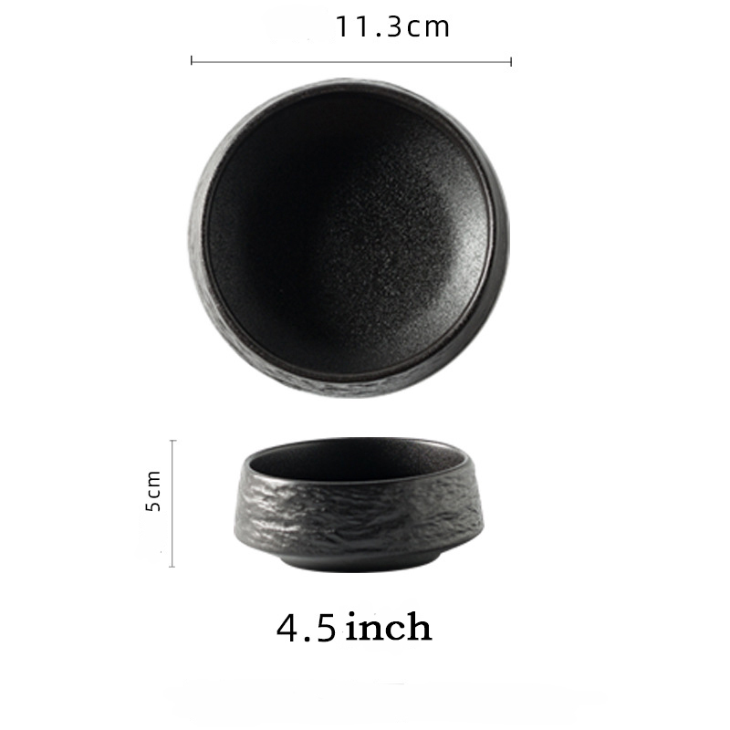 4.5 inch bowl-black