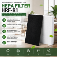 Filtre HEPA au charbon actif pour purificateur d'air HRF-R1 compatible avec les modèles de purificateurs d'air HW HPA090 HPA100 HPA200 HPA250 HPA300