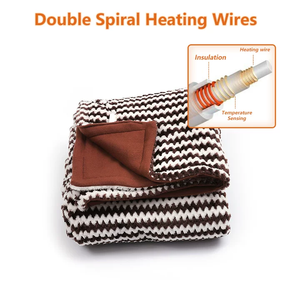 Manta Eléctrica de Franela Cálida y Acogedora de Fábrica, Mercado Europeo, GS CE, Manta Eléctrica Popular, Mantiene el Calor en Invierno - Product Image 5