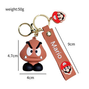 Mignon <span class=keywords><strong>Mario</strong></span> <span class=keywords><strong>Bro</strong></span> 3D PVC Porte-clés pour les cadeaux de fête - Product Image 6