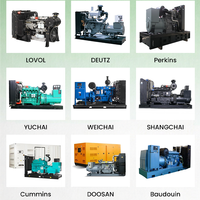 Générateur diesel WP10D320E200 300KW 375KVA, type ouvert, centrale électrique portable avec panneau de commande numérique, faible bruit, pour bâtiment