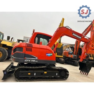 Excavadora Doosan DX75 Usada Original de Japón, Piezas Originales Premium 85%+, Pocas Horas de Trabajo, para Pequeños Trabajos de Excavación, en Buen Estado, en Venta - Product Image 2
