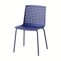 Chaises de salle à manger en plastique minimalistes nordiques de haute qualité, empilables, pour la maison, le café, le salon, l'intérieur