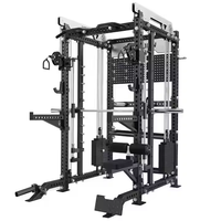 Máquina Smith Multifuncional de Grado Comercial Dinuo y Cable Crossover |   Rack de Potencia Multifuncional para Gimnasio en Casa