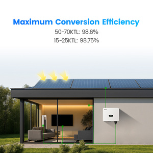 Offres Spéciales onduleur hybride intelligent 15kw <span class=keywords><strong>20kw</strong></span> 25kw MPPT énergie solaire sur réseau onduleur PV triphasé sur réseau avec WIFIi/ GPRS - Product Image 2