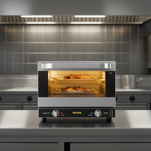 Four à pain Vevor à 3 niveaux, 21 L, électrique, pour cuire, griller, rôtir, four de cuisine commercial pour comptoir - Product Image 2
