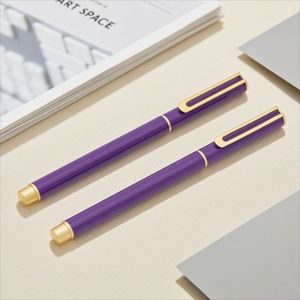 Customizable Luxury Slim Signature <b>Pen</b> High Quality 0.7mm Metal Ballpoint Rollerball <b>Pen</b> for Office Business Use Customizable - Product Image 1