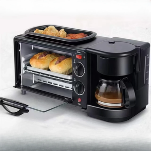 Four à café, grille-pain et barbecue électrique multifonction 3-en-1 1000W 110V-220V pour petit-déjeuner - Product Image 3