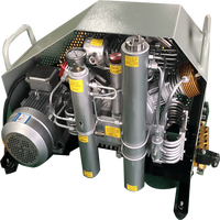 Compresor de Aire Portátil de Alta Presión de 30Mpa y 380V/5.5kW, Bomba de Aire de 265L/min, Gran Venta