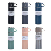 Bouteilles Isothermes Modernes en Acier Inoxydable 304 à Double Paroi pour Adultes, Gourdes Isothermes de 500 ml, Vente en Gros