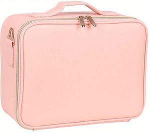 Valise de Maquillage LED pour Femme, Grande Capacité, Organisateur de Voyage et Boîte de Rangement, Trousse de Cosmétiques Vide et Complète Tendance - Product Image 3