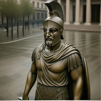 Moderne Gravierte Lebensgroße Bronze-Menschenfigur Skulptur Garten-Statue Maßgefertigte Größen Verfügbar