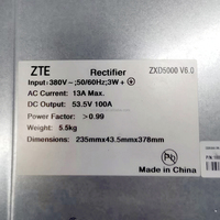 Module redresseur de puissance télécom ZXD5000 V6.0 48/5000W pour systèmes d'alimentation télécom