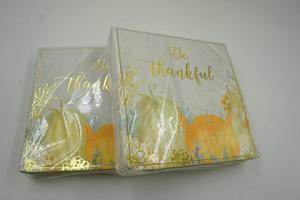 Khăn Ăn Bán Buôn Decoupage Virgin Bột Giấy Gỗ Màu Khăn Ăn Nguyên Liệu Gấp Nhà Bếp Khăn Giấy - Product Image 2