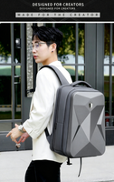 Tas Ransel Laptop Bisnis Fashion Grosir 2026 Tahan Air Bahan Poliester dengan Port USB untuk Pengisian Daya, Tas Selempang Outdoor