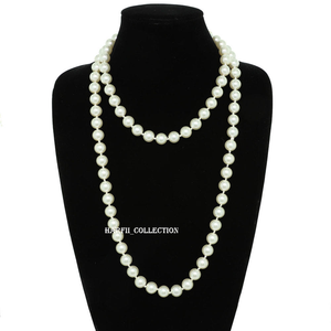 Collier en perles fait main de qualité supérieure, bijoux vintage unisexe, cadeau pour les mariages et les occasions spéciales - Product Image 1