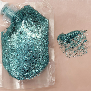 Gel pailleté 40 ml, sac, mode, coloré, personnalisé, pour le corps et les cheveux, brillant, longue durée, écologique, non toxique, facile à appliquer - Product Image 5