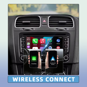 Flysonic <span class=keywords><strong>7</strong></span> <span class=keywords><strong>inch</strong></span> 2 + 32GB GPS <span class=keywords><strong>navigation</strong></span> trong kho đã sẵn sàng để tàu Carplay <span class=keywords><strong>Android</strong></span> tự động đa phương tiện xe đài phát thanh cho VW Golf Jetta Polo - Product Image 3