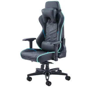 Stock Silla de juegos de alta calidad, superventas, silla de oficina de carreras, silla de juegos con reposabrazos 3D personalizada para personas grandes y altas