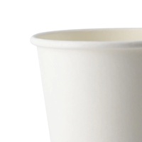 Vasos Desechables de Pared Simple EcoUp de 7.5 oz para Máquinas Expendedoras, Vasos de Papel para Bebidas Calientes