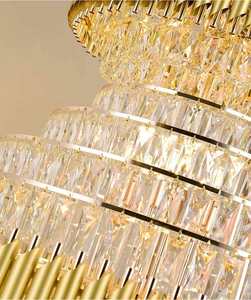 オンラインカスタム卸売 モダンフランス高級クリスタルシャンデリア ホテルホール ヴィラインテリア 大型アリエラクリスタルシャンデリア - Product Image 6