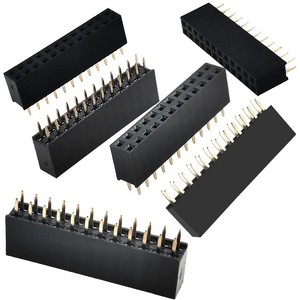 2.54mm Pitch đôi hàng nữ Plug-in ổ cắm h8.5 2*2P/3/4/5/6/7/8/10P/2*40P kết nối tiêu đề cho Hội Đồng Quản trị để bảng - Product Image 1