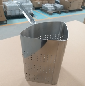 Cesta para Pasta de Acero Inoxidable con Ranuras/Perforaciones, Certificada por NSF, Apta para Lavavajillas, Uso Comercial - Product Image 3