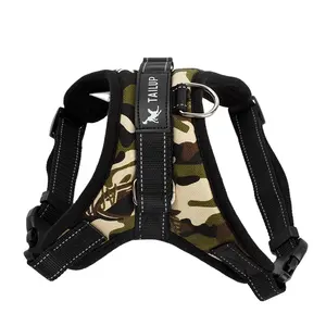 2018 Camouflage Stocked Promotion Price Soft Tactical Dog Harness