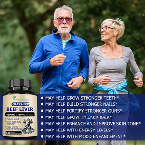 Private Label ODM Grass-Fed Beef <b>Liver</b> Capsules Dietary <b>Supplement</b> Promote <b>Liver</b> Kidney Healthy and Support Brain Function - Product Image 6